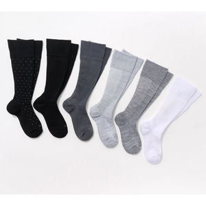 2 Pack Tommie Copper 6 Pack SnugStay OTC Compression Socks - Basic Dot Medium